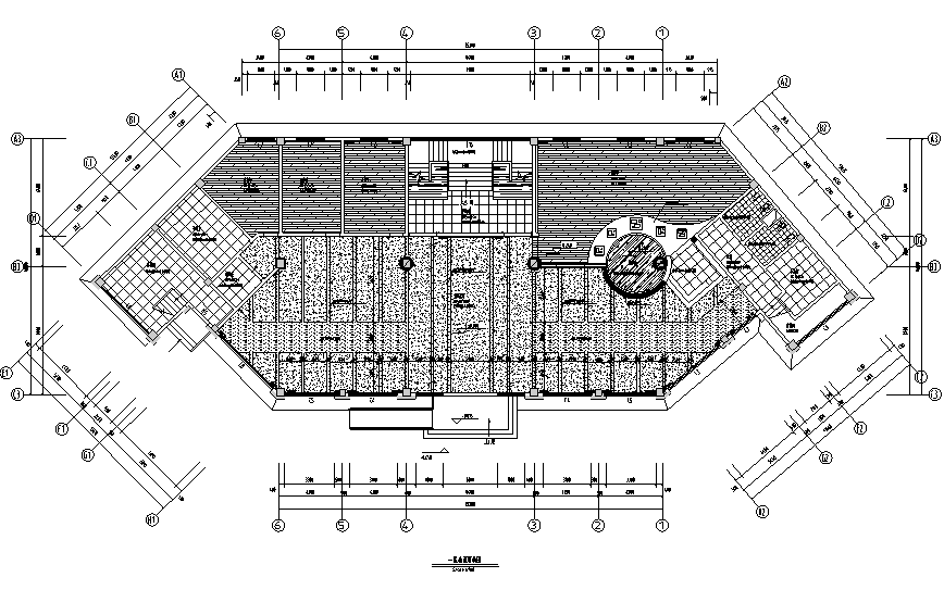 香悦四季城售楼处空间设计施工图（附效果图）cad施工图下载【ID:161716186】