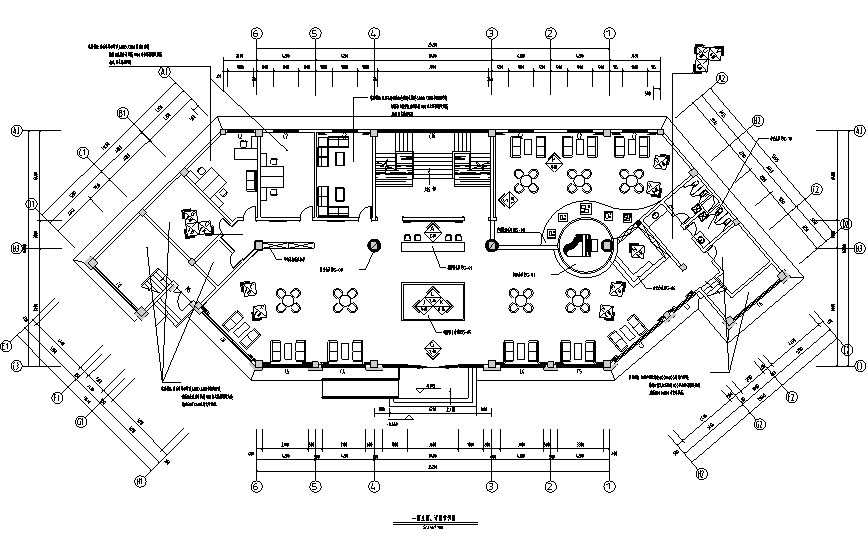 香悦四季城售楼处空间设计施工图（附效果图）cad施工图下载【ID:161716186】