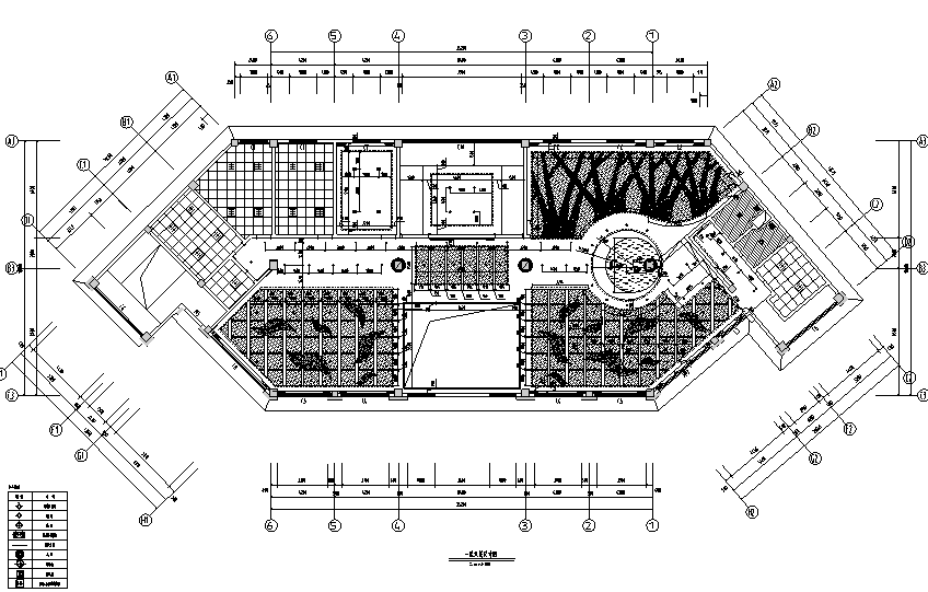 香悦四季城售楼处空间设计施工图（附效果图）cad施工图下载【ID:161716186】