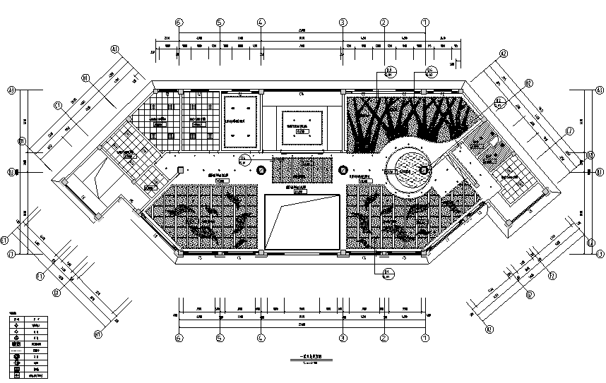 香悦四季城售楼处空间设计施工图（附效果图）cad施工图下载【ID:161716186】