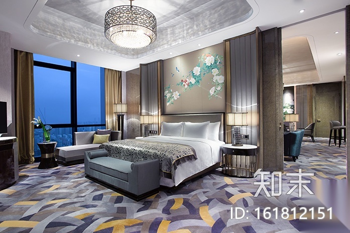[河南]知名地产文华酒店室内施工图+实景图cad施工图下载【ID:161812151】