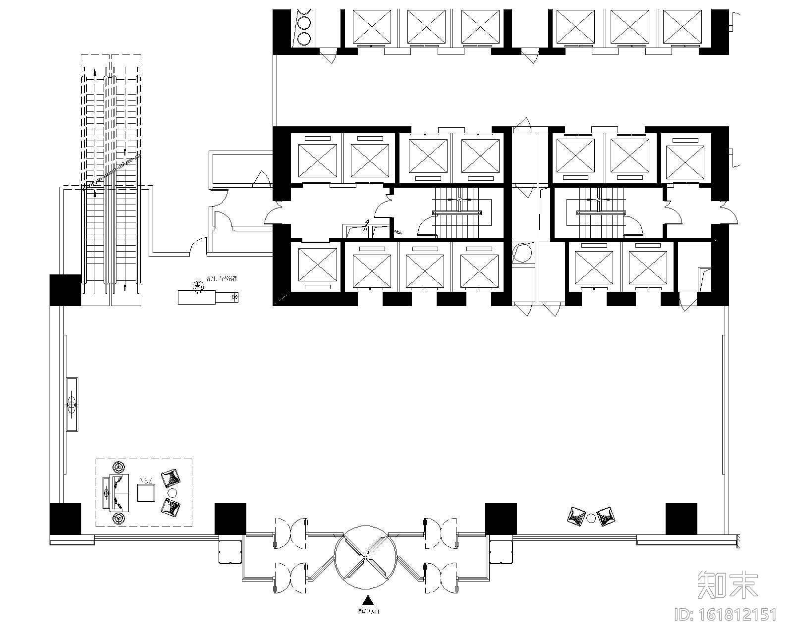 [河南]知名地产文华酒店室内施工图+实景图cad施工图下载【ID:161812151】