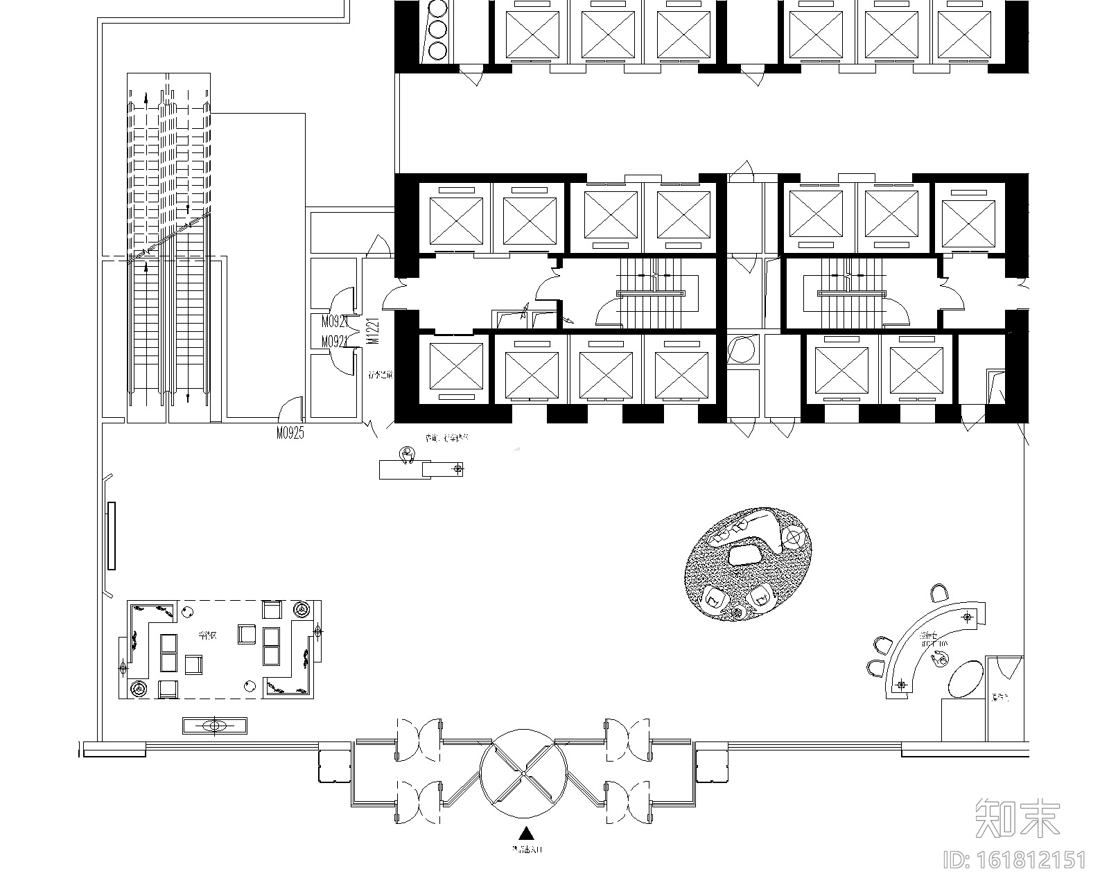 [河南]知名地产文华酒店室内施工图+实景图cad施工图下载【ID:161812151】