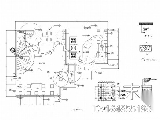 [浙江]城市道路园林景观设计全套施工图cad施工图下载【ID:164855196】