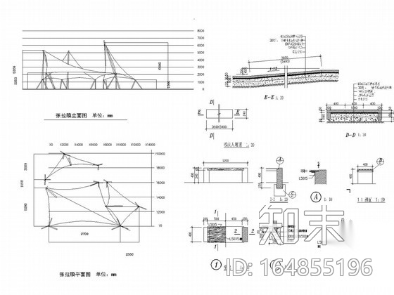 [浙江]城市道路园林景观设计全套施工图cad施工图下载【ID:164855196】