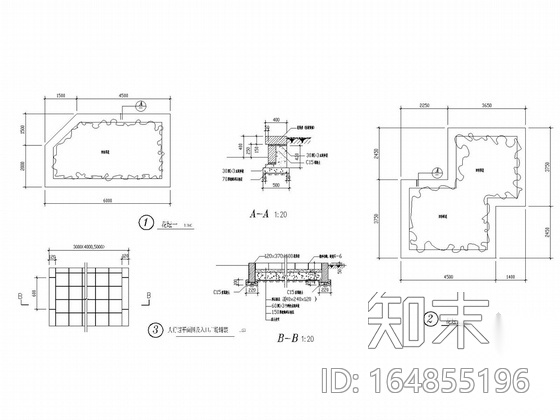 [浙江]城市道路园林景观设计全套施工图cad施工图下载【ID:164855196】