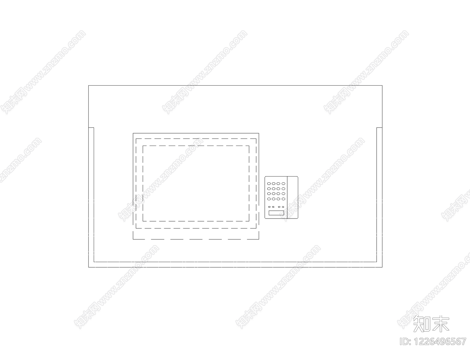 柜子cad施工图下载【ID:1226496567】