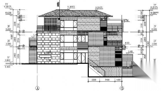 丹堤C区8号楼建筑施工图施工图下载【ID:149902141】