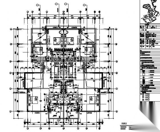 丹堤C区8号楼建筑施工图施工图下载【ID:149902141】