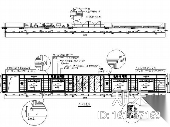 欧式建材家居专卖店室内装修图cad施工图下载【ID:161737169】