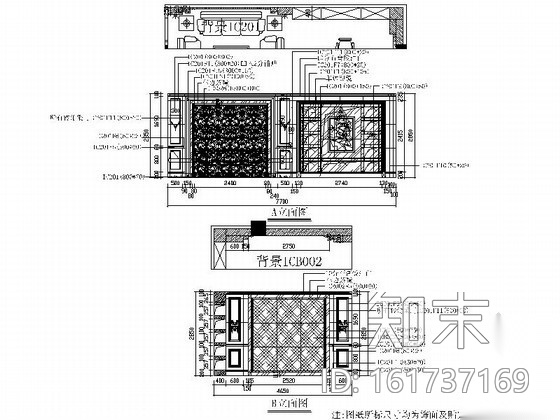 欧式建材家居专卖店室内装修图cad施工图下载【ID:161737169】