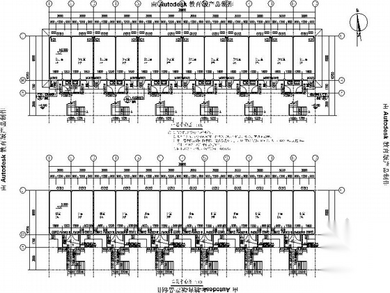 [安徽]二层板房安置区建筑施工图(含公厕cad施工图下载【ID:165750116】