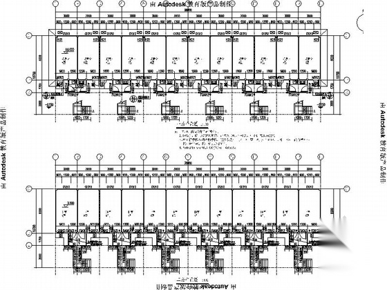 [安徽]二层板房安置区建筑施工图(含公厕cad施工图下载【ID:165750116】