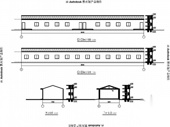 [安徽]二层板房安置区建筑施工图(含公厕cad施工图下载【ID:165750116】