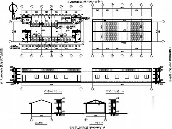 [安徽]二层板房安置区建筑施工图(含公厕cad施工图下载【ID:165750116】