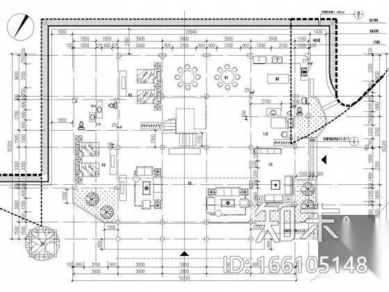 多套小型别墅建筑暖通空调系统设计施工图（风冷模块施工图下载【ID:166105148】