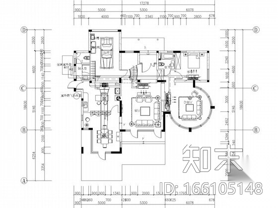 多套小型别墅建筑暖通空调系统设计施工图（风冷模块施工图下载【ID:166105148】