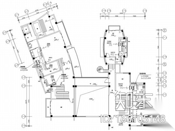 多套小型别墅建筑暖通空调系统设计施工图（风冷模块施工图下载【ID:166105148】