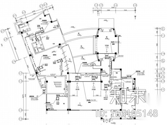 多套小型别墅建筑暖通空调系统设计施工图（风冷模块施工图下载【ID:166105148】