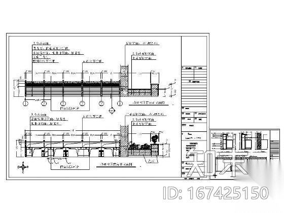 酒店内咖啡厅服务前台详图施工图下载【ID:167425150】