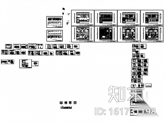 [大连]国内连锁时尚典雅两层美容院室内装修施工图cad施工图下载【ID:161731198】