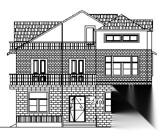 某三层别墅建筑施工图施工图下载【ID:149916187】