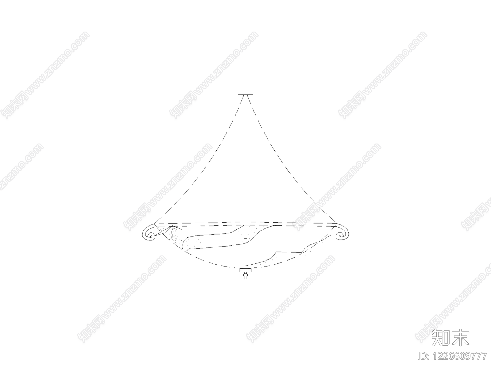 灯具图块cad施工图下载【ID:1226609777】