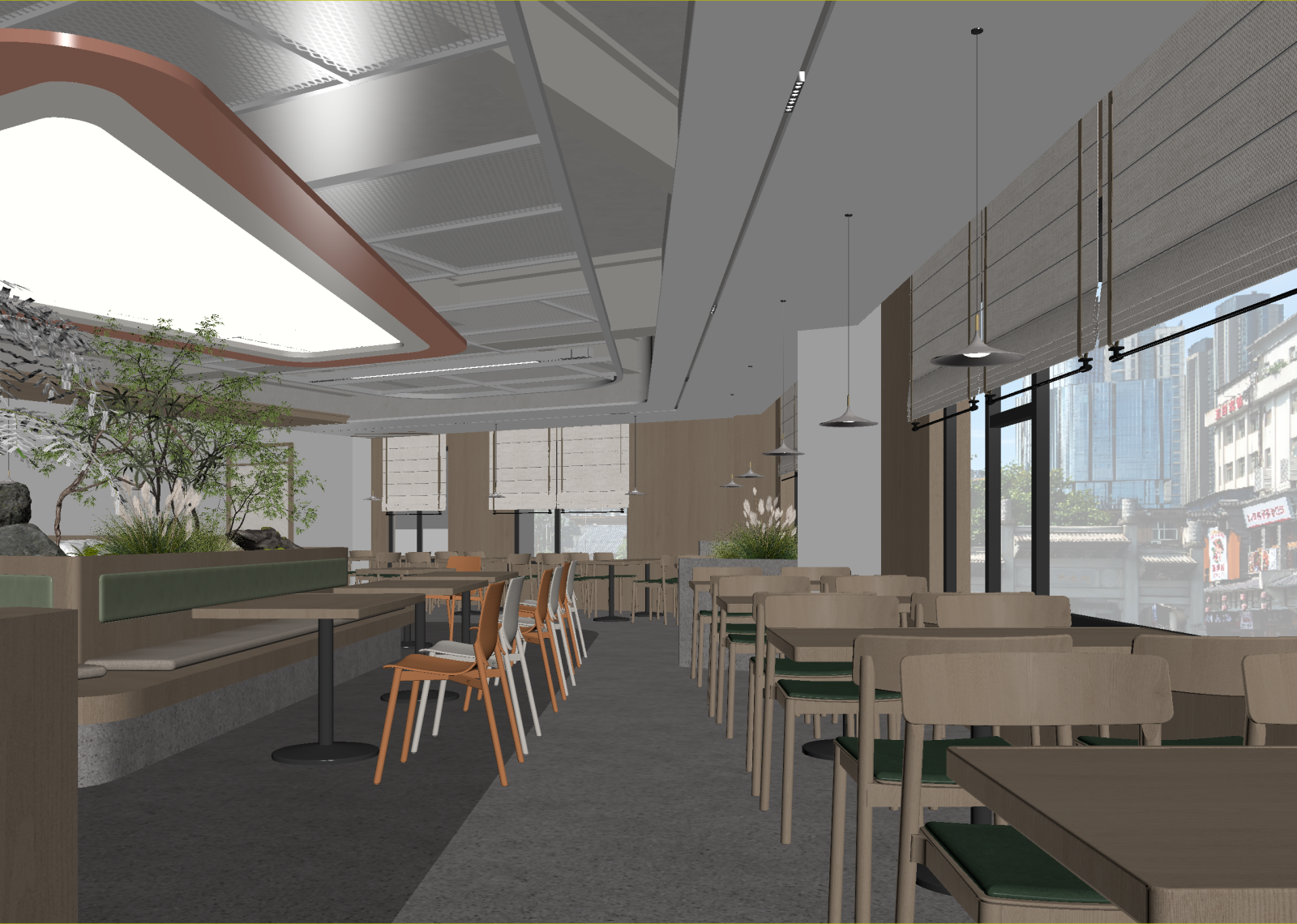 现代咖啡厅3D模型下载【ID:1215128093】