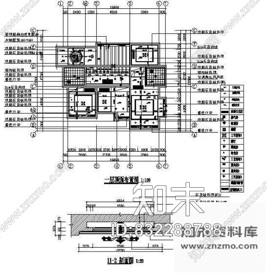 图块/节点家装天花详图施工图下载【ID:832288788】