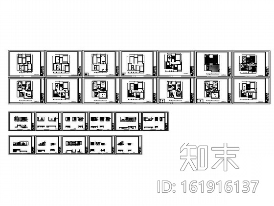 某二层别墅施工图cad施工图下载【ID:161916137】