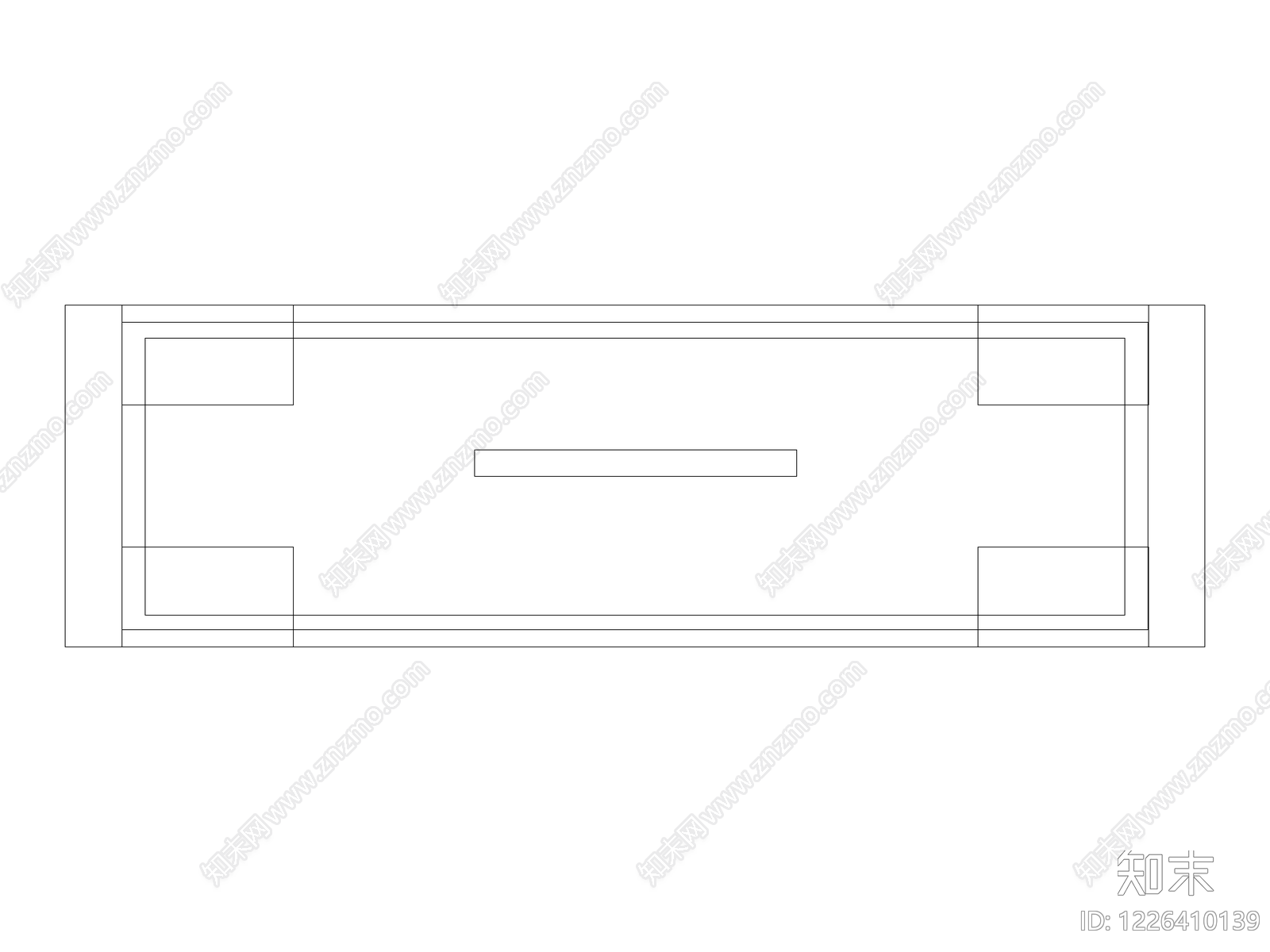 柜子平立面cad施工图下载【ID:1226410139】