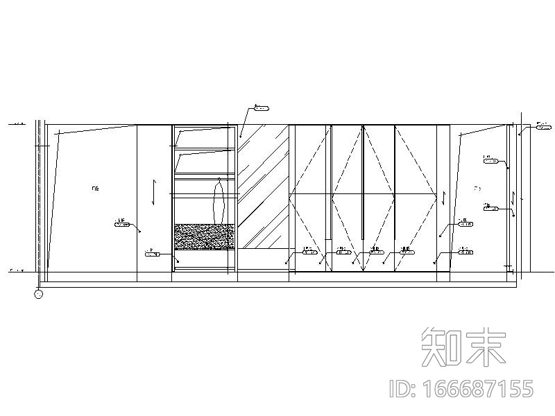 [上海]5星现代简约客房室内设计施工图cad施工图下载【ID:166687155】