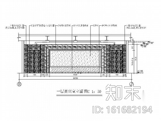 [天津]省级现代时尚大气的图书馆室内施工图（含方案图）cad施工图下载【ID:161682194】