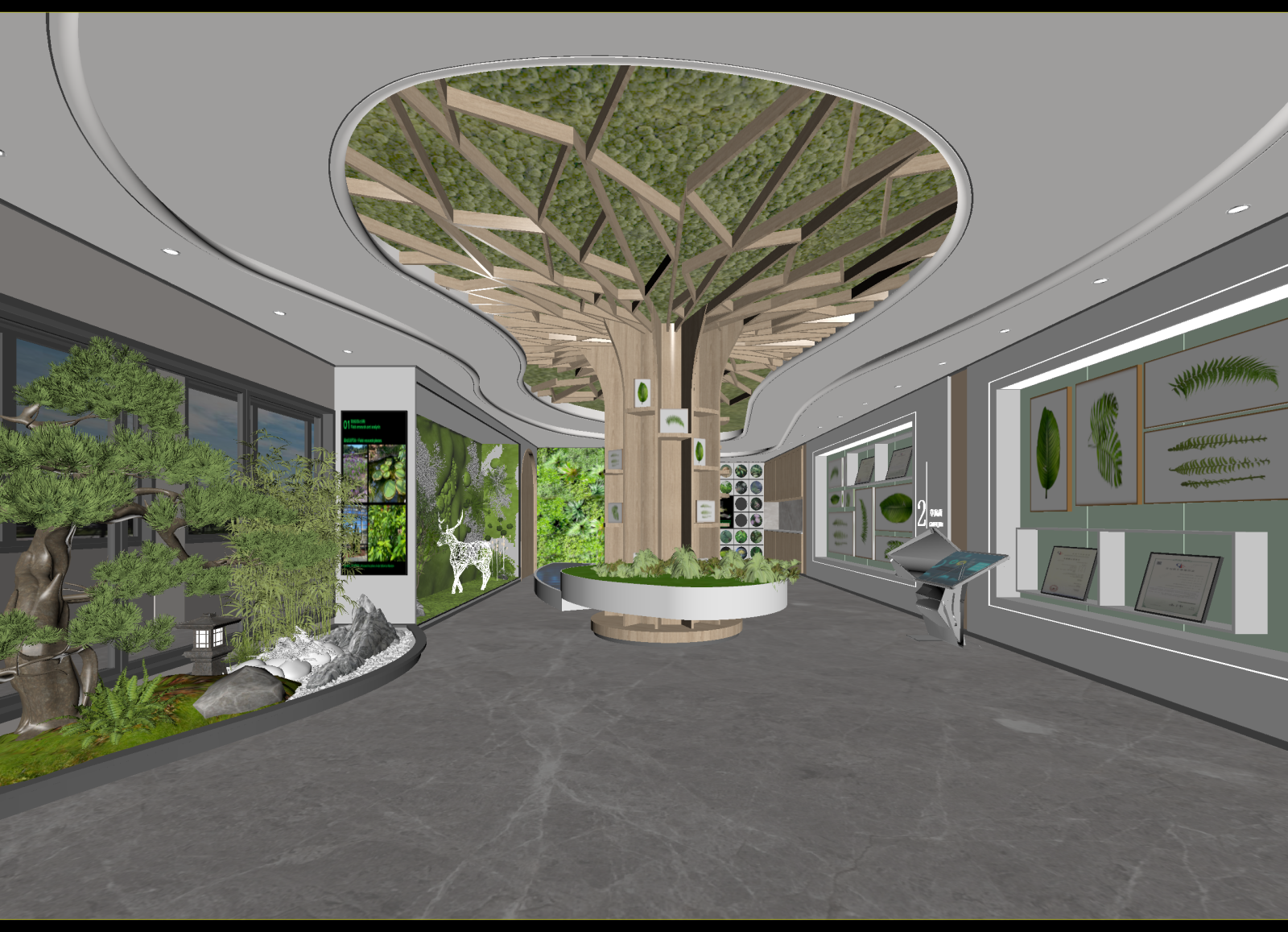 现代科技展厅3D模型下载【ID:1214729977】