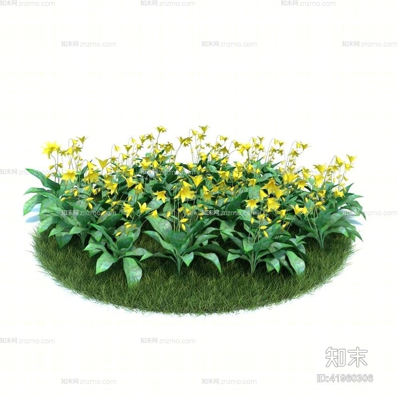 黄色草坪3D模型下载【ID:41960306】