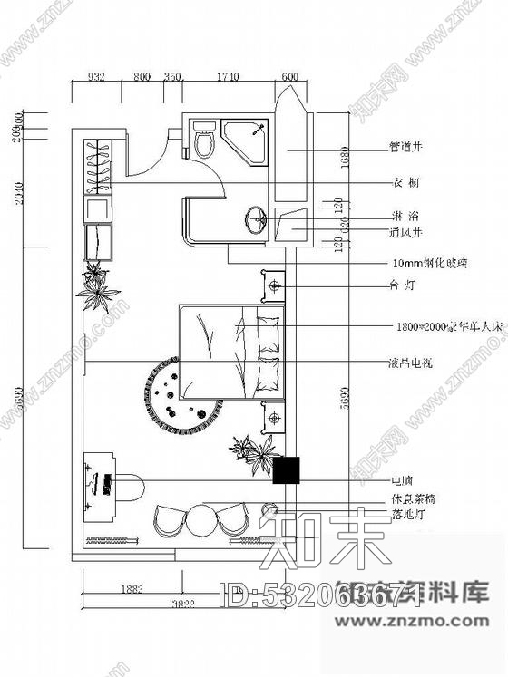 施工图酒店豪华包间设计图cad施工图下载【ID:532063671】