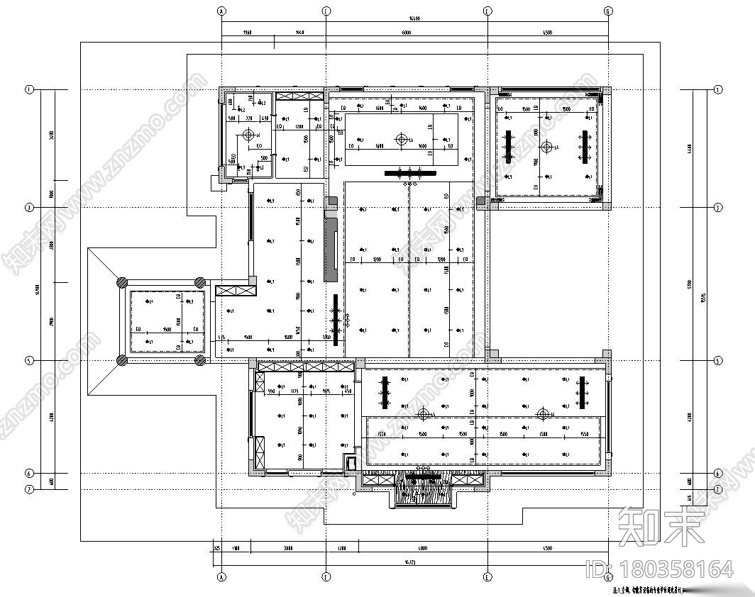 海南三亚现代简约900m²别墅全套施工图+水电cad施工图下载【ID:180358164】