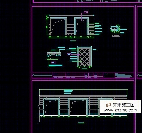 展厅设计全部施工图cad施工图下载【ID:76922561】