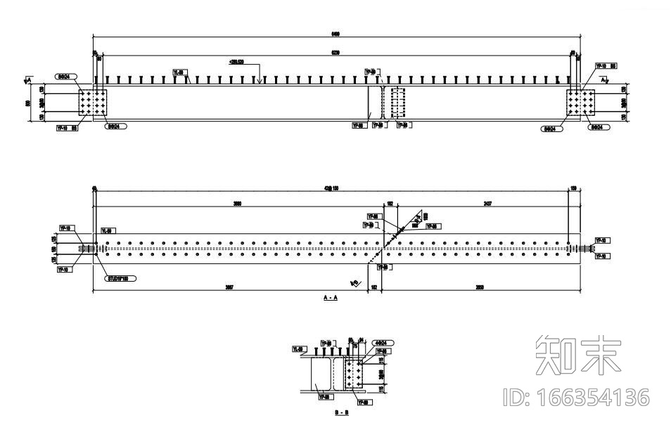 钢结构游泳池结构深化设计施工图（2017）施工图下载【ID:166354136】