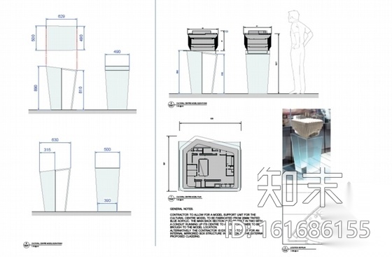 [上海]金融中心体验展厅施工图cad施工图下载【ID:161686155】
