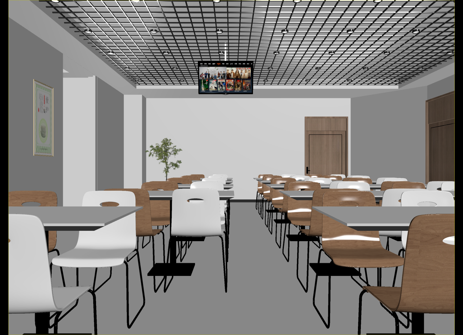 现代会议室3D模型下载【ID:1214303213】