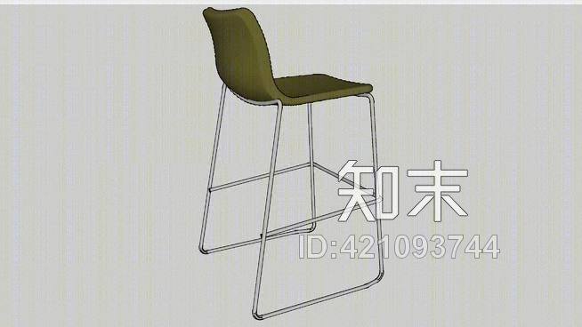VIV凳子SU模型下载【ID:421093744】
