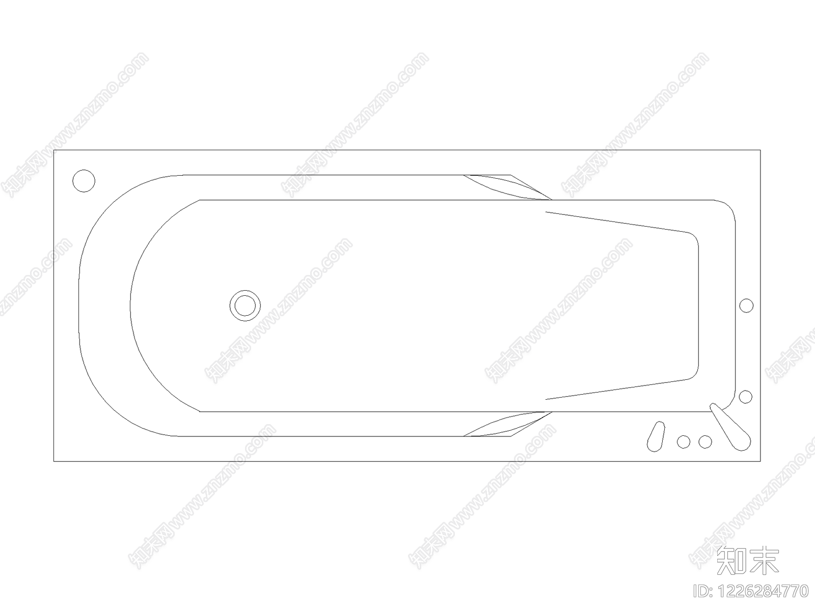 现代卫浴设施CAD图纸