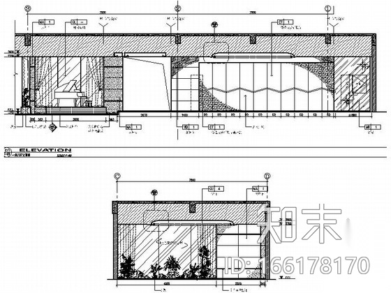 [成都]豪华会所包厢室内装修施工图cad施工图下载【ID:166178170】