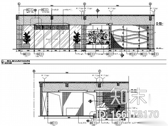 [成都]豪华会所包厢室内装修施工图cad施工图下载【ID:166178170】