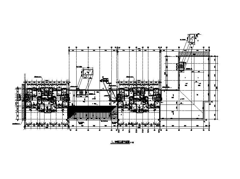 [宁夏]高层塔式商住小区建筑施工图（含多栋建筑及200...cad施工图下载【ID:149777164】