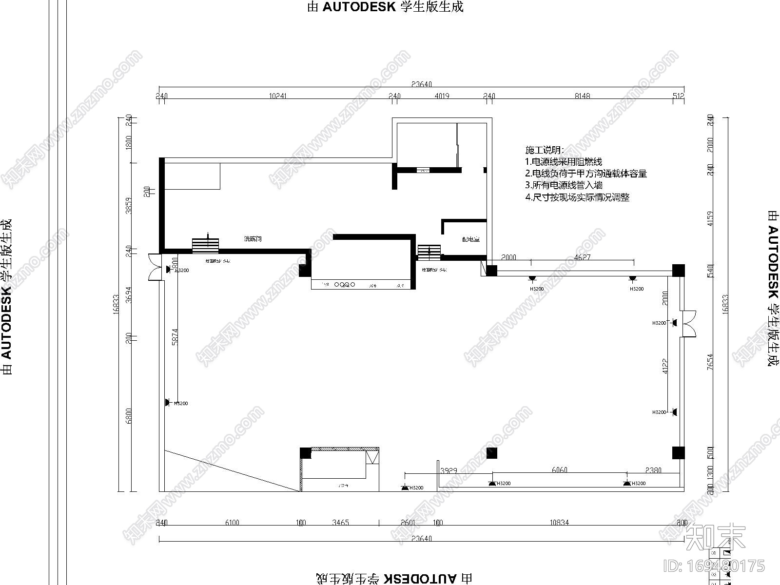 汉滏宫●自助烧烤cad施工图下载【ID:169480175】