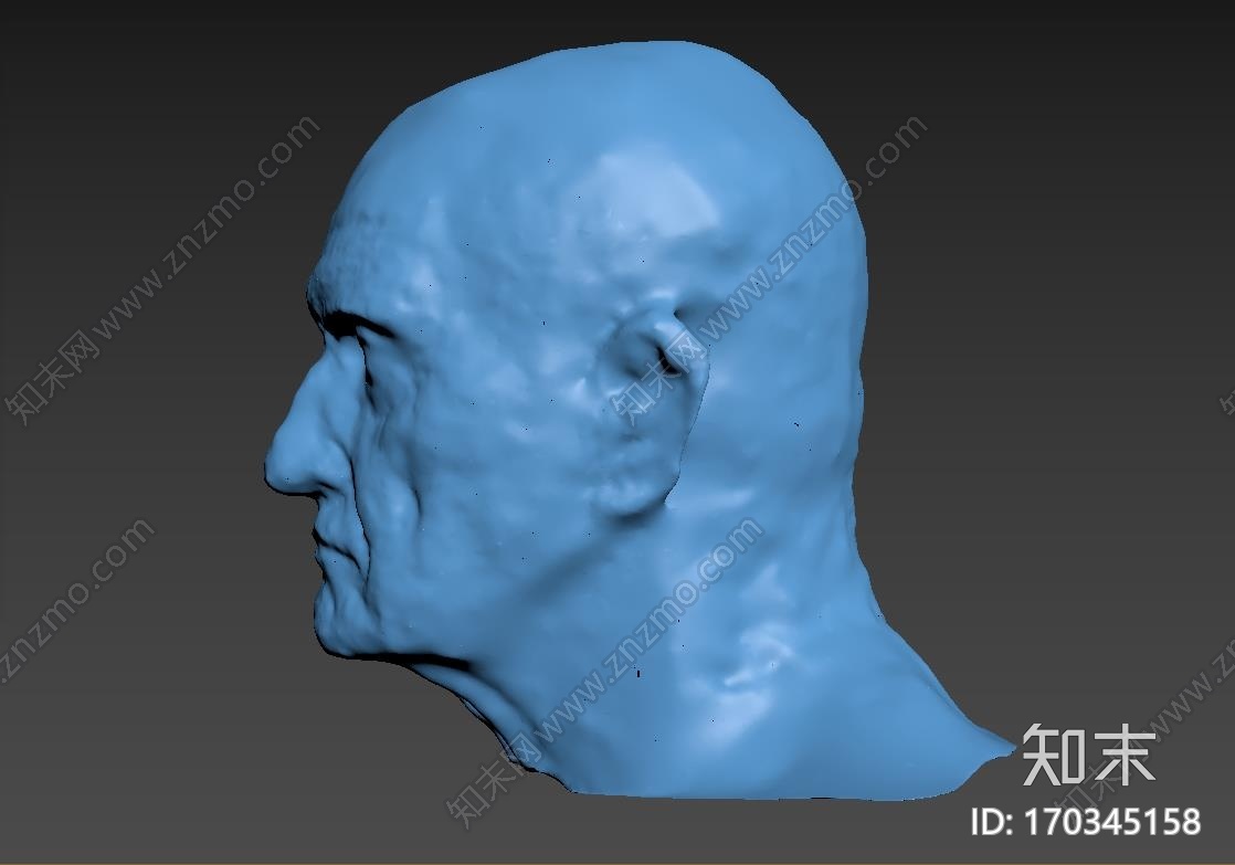 大理石半身人3d打印模型下载【ID:170345158】