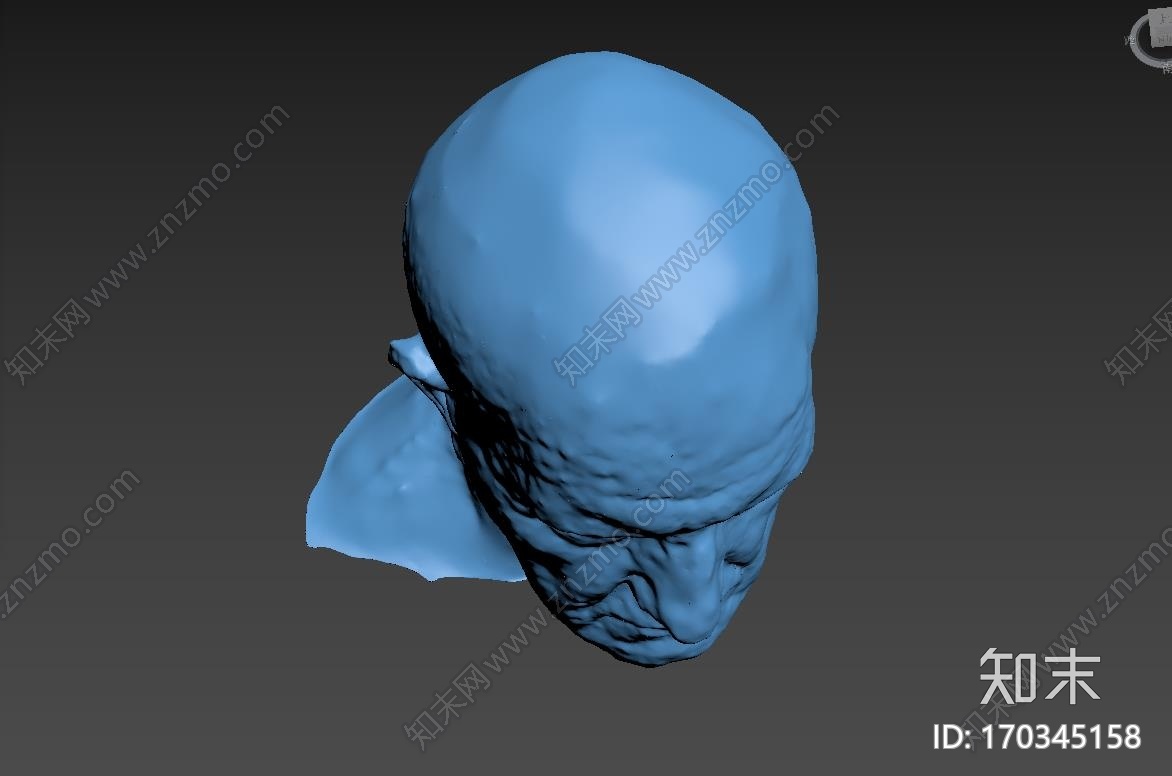 大理石半身人3d打印模型下载【ID:170345158】