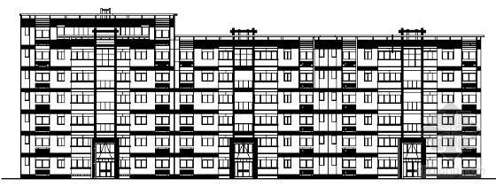 某六层住宅楼建筑方案图cad施工图下载【ID:149848132】